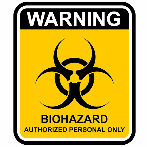Steps involved in biohazard cleanup